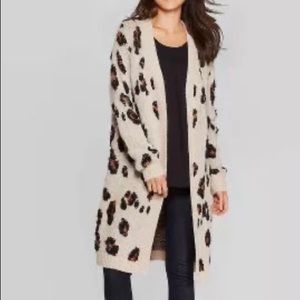 Leopard Print Cardigan